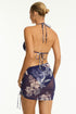 Sea Level Aloha Drawstring Mini Mesh Skirt